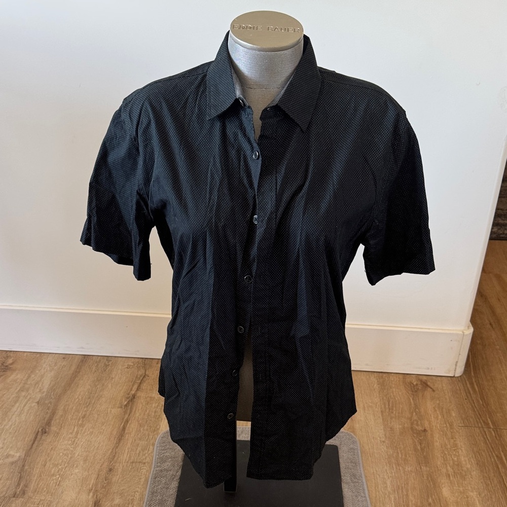 Beverly Hills Polo Club Black Casual Button Down Shirt